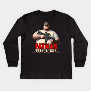 Tactical Fatman Power Kids Long Sleeve T-Shirt